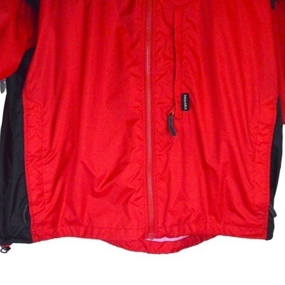 Men’s Columbia Packable Lightweight Windbreaker Jacket, Red/Black - Size XL - Picture 2 of 13